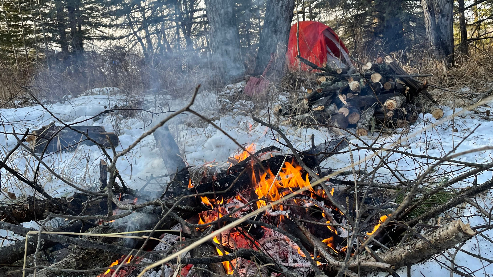 You are currently viewing The joys of winter camping