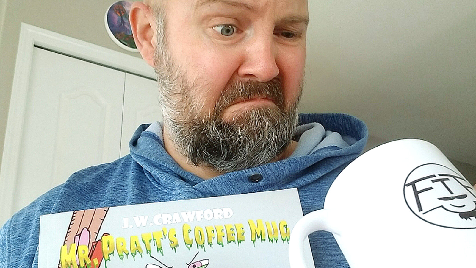 You are currently viewing Author tells of coffee mug creature