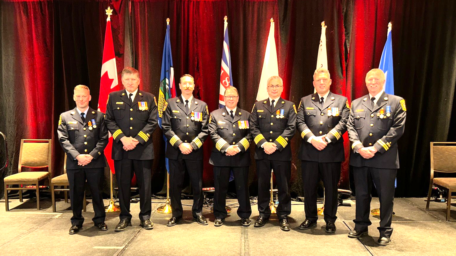 You are currently viewing Firefighters recognized for service