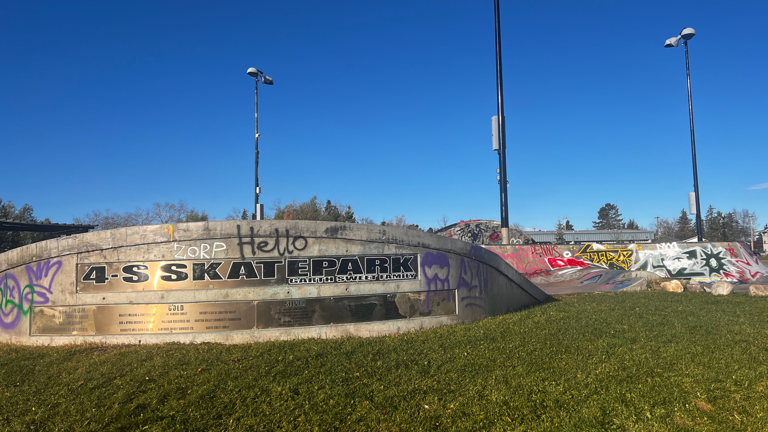 You are currently viewing Skatepark graffiti causes concern